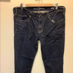 Massimo Men’s Dark Slim fit jeans 38x32